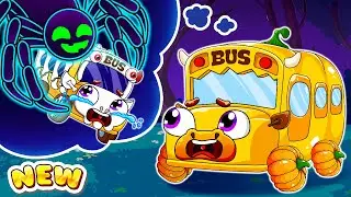 Who Took My Baby Bus On Spooky Halloween | Baby Got Lost | Safety Tips Kids Songs by Lamba Lamby