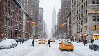 Live com neve em Nova York