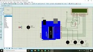auto on and off street light project in proteus | simulation of street lights project in proteus