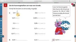 Blok 8 les 92: kommagetallen omzetten naar een breuk en omgekeerd