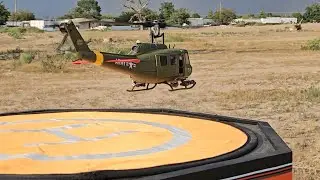 Searching  for the M.I.A Rc Huey  by mini-drone, the last know location!
