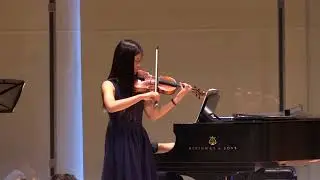 Country Dance by von Weber | Amanda Jiang, violin | Northwestern University Music Academy