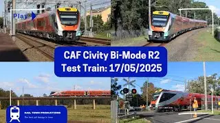 CAF Civity Bi-Mode R2 Test Train: 17/05/2025