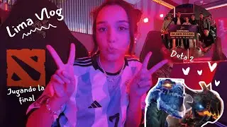 Jugando la final de un torneo de Dota 2 / Lima vlog 🇵🇪 ✈️