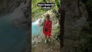 Amazing Greek Nydri Waterfall #shorts #beutifulplace #hiking #funny #nature