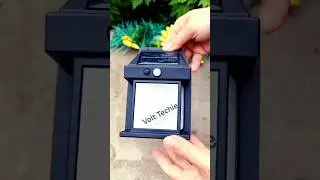 Vintage Solar Wall Light with Motion Sensor #OutdoorLighting #VintageWallLamp #SolarEnergy
