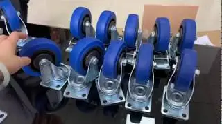 HX 7009 7010 CASTER WHEELS TPR 4 INCH