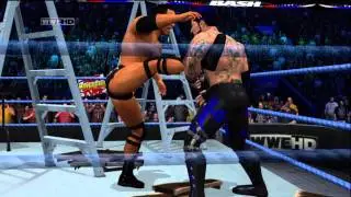 WWE Smackdown vs Raw 2011 T-Bone vs The Rock in a TLC Match for the Hardcore Championship