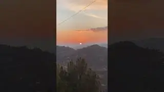 beautiful sunset view in Kashmir village/beauty of kashmir