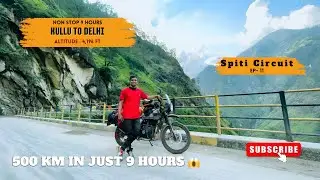 Thrilling Speed RUN: Conquering 😱 500km in Just 9 Hours to Delhi