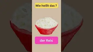 Lebensmittel auf Deutsch 🥦🇩🇪 | Deutscher Wortschatz mit Bildern und Aussprache  #deutsch