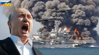 1 minutes ago: US F-16 pilots brutally destroy Russian aircraft carrier in the Black Sea