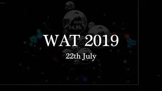 World Agar.io Tournament 2019 - INTRO