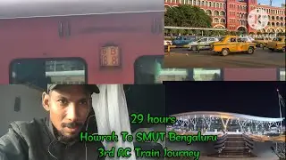 Howrah To Smvt Bengaluru 3rd AC 22863 howrah Ac sf express