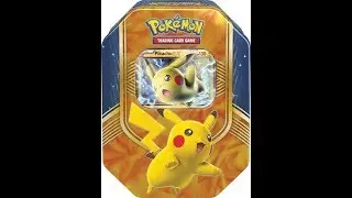 Opening Pikachu EX Tin!! (4 Booster Packs!!) Pokemon Cards!!