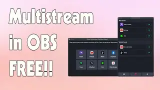 Multistream on OBS with new Plugin!! (FREE)