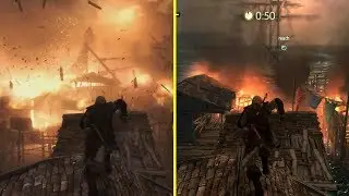 Assassin's Creed 4 Black Flag E3 2013 Demo vs Retail Xbox One X Graphics Comparison