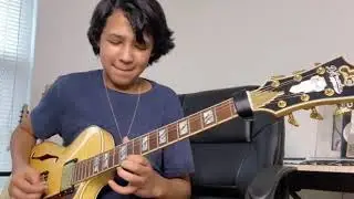 Justin-Lee Schultz Jamming along to (Quarantine)one of the songs off his Debut album (Gruv Kid)