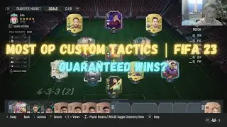 MOST OP CUSTOM TACTICS | FIFA 23