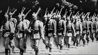 Germanentreue &ndash; Имперский военный марш Германии [Кадры армии Германии времен Первой мировой войны]