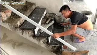 Construction Techniques For Installing Beautiful And Sturdy Stone Stairs Using Manual Tools