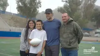 Matthew Stafford and MemorialCare Miller Children's & Women's Hospital