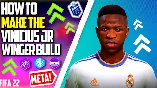 FIFA 22 PRO CLUBS - THE MOST SKILLFUL WINGER BUILD... VINICIUS JR RECREATION (BUILD/VIRTUAL PRO)