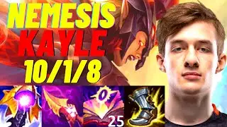 NEMESIS PLAYS KAYLE VS RUMBLE MID |KR GRANDMASTER PATCH 11.10| [League of Legends] Full Gameplay
