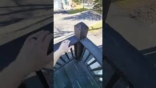 Wobbly deck railings? Not anymore! these railings are safe again!
