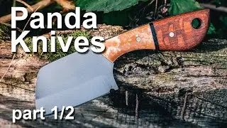 Knifemaking - Making a Custom Mini Cleaver - part 1/2 | Panda Knives