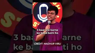 LOVE & LATEX | Stand Up Comedy by Madhur Virli #youtubeshorts #standupcomedy #viral #virl #trending