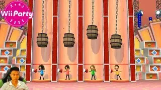 Wii Party Spin Off - Player Vs Hiromi Vs Kathrin Vs Daisuke | Who Will Win| JinnaGaming