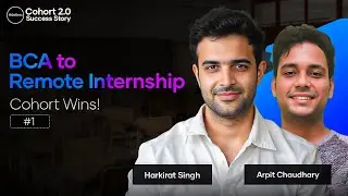 BCA to Remote Internship - How I did it | 100xdevs Success Stories