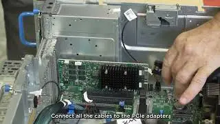 ThinkSystem SR950 V3 installing a PCIe adapter