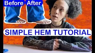 How to Sew a Standard Double Turn Hem