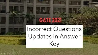 Incorrect Answers || GATE Mathematics 2021 || Updated Answer Key ||
