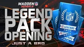 LEGENDS PACK OPENING! ROOKIE LEGEND PULL! Madden Mobile