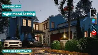 LUMION 10 Pro: Realistic Night Light Settings. EXPERT SERIES #6