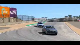 (REAL RACING 3) HEAD TO HEAD AUDI TT AT LAGUNA SECA (PURE STOCK)