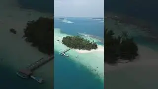 Pulau Dolphin Pulau Seribu Jakarta Drone View