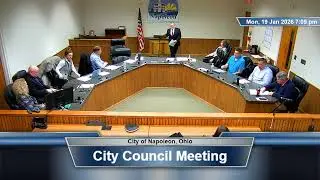 City Council Meeting January 19, 2026 | Napoleon, Ohio