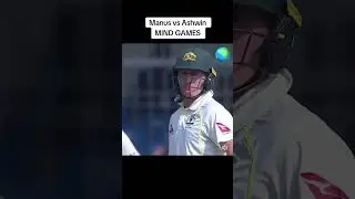 mind games between Marnus and Ashwin #cricket #indiavsaustralia #testcricket