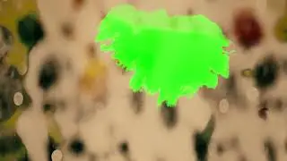 Abstract wedding animation template free, Ink background green screen
