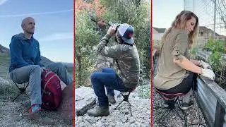 Pack Small. Sit Anywhere. | Compass 360&deg; Camping Stool