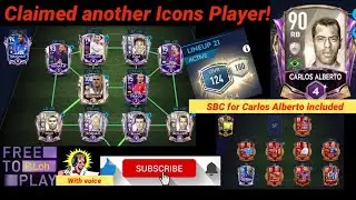Fifa Mobile 21 #682: Icons Strike - Player Review of Icons Player 90 RB Carlos Alberto