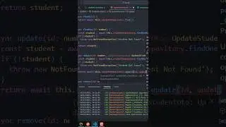 Build Complete REST API in NestJs with MySQL TypeORM TypeScript #short