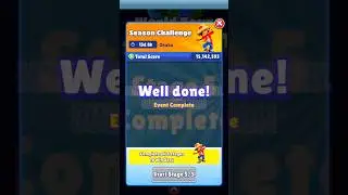 Subway Surfers Osaka 2025 - Claiming Rewards in SEASON CHALLENGE (STAGE 5/5) #shorts