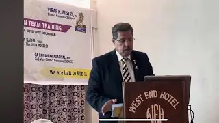 Global Action Team (GAT) Training and presentation by 1st VDG Lion Feroze Katrak