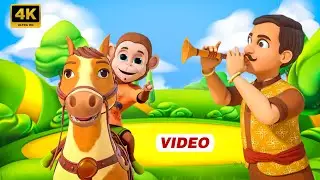 Chal Mere Ghode Tik Tik | चल मेरे घोड़े | Top 3D Hindi Poems | Tim Tim Rhymes | Hindi Rhyme