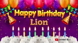 Lion Happy birthday To You - Happy Birthday song name Lion 🎁